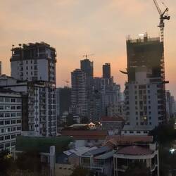 View from our hotel room