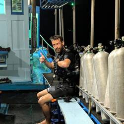 Back from the night dive