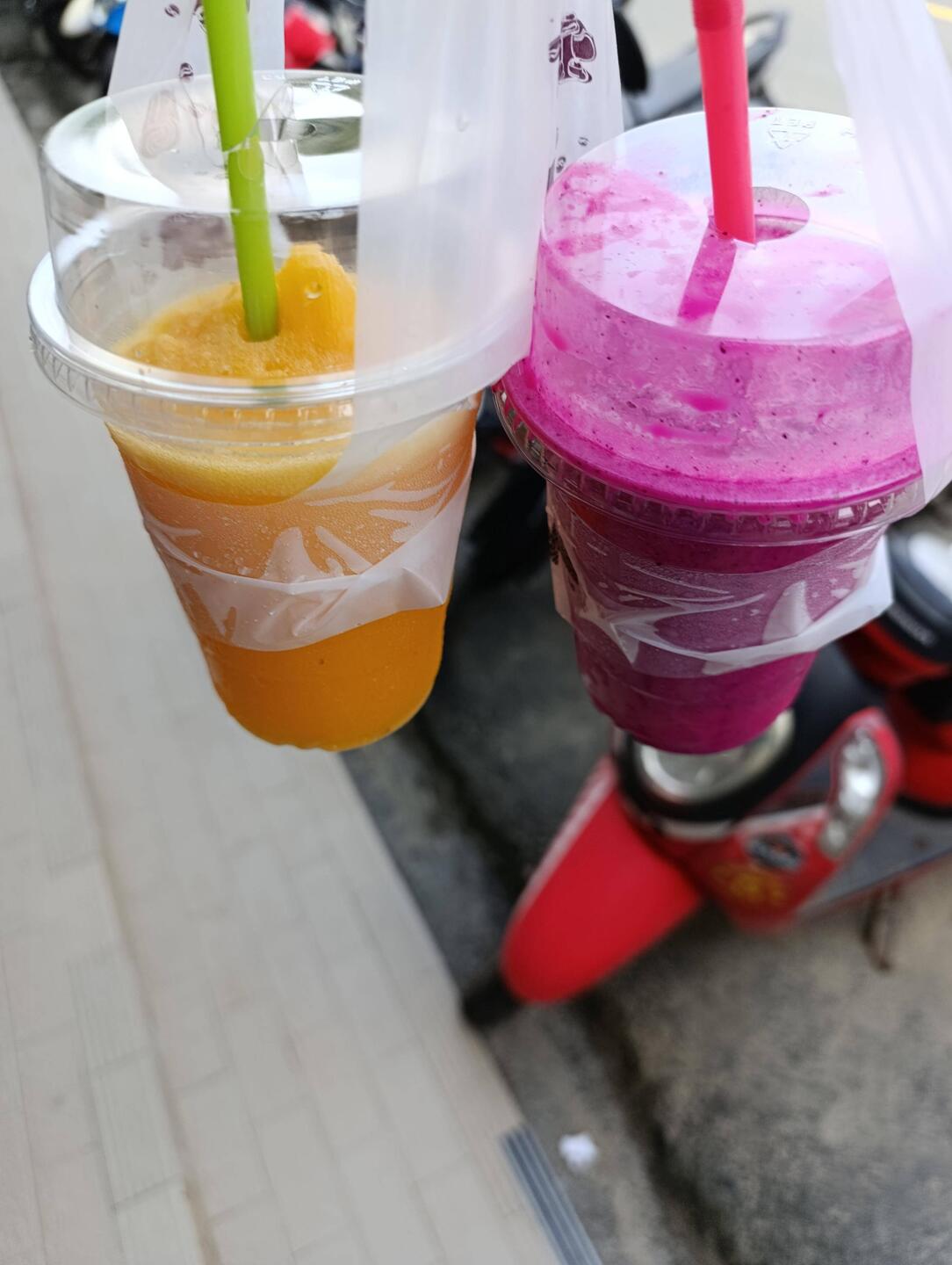 Orange und Drachenfrucht 😉