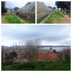 Toller Blick auf den Hafen von Pula