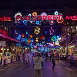 The very popular Pub Street.