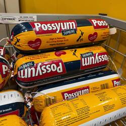 Possum meat dog food at Sak N Save