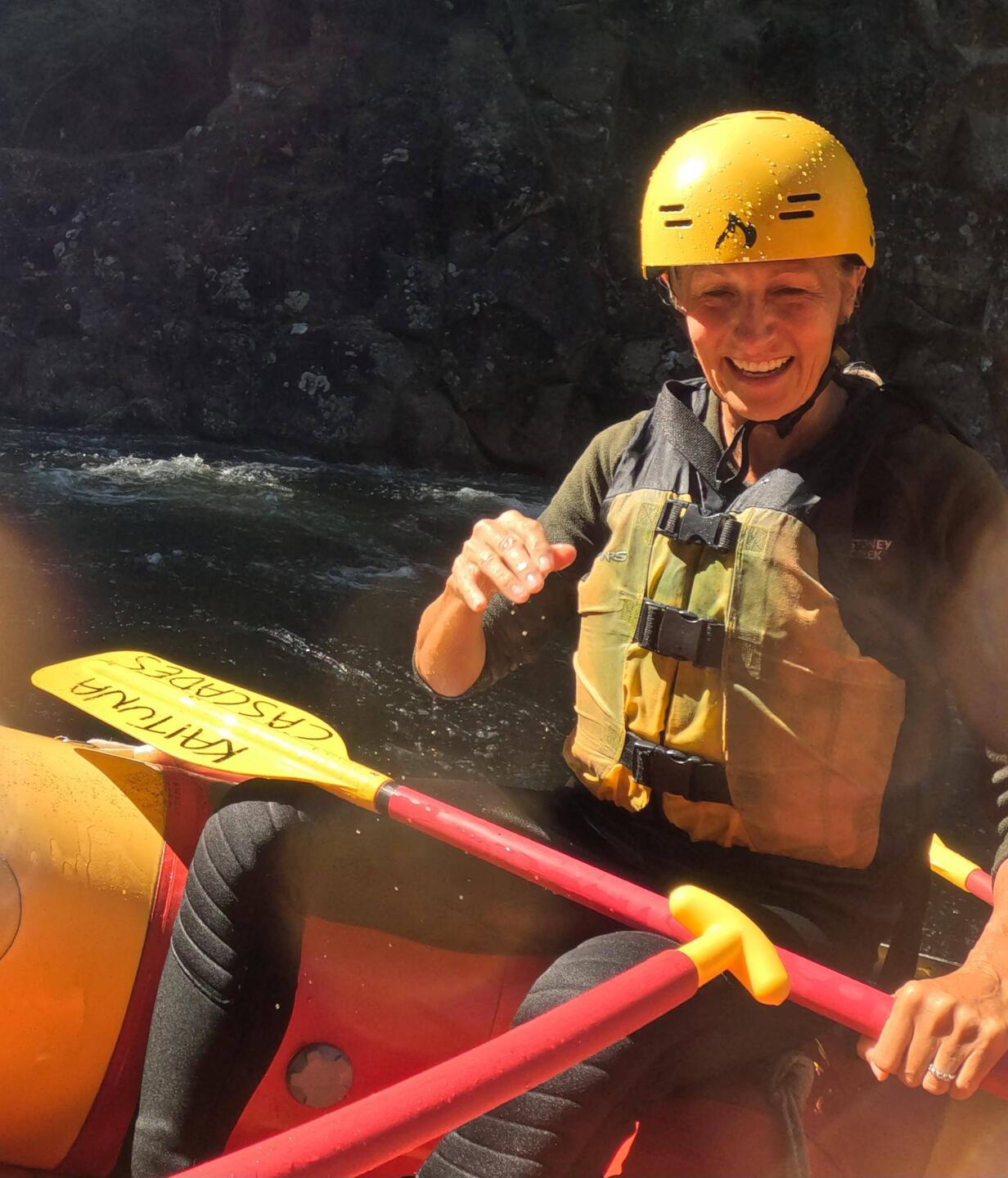 If your looking for a J9 happy face, just take her Rafting on GRade 5 whitewater