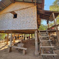 Traditional house in a village we visited