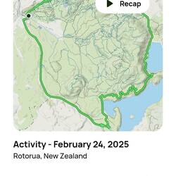 Not bad 21 miles in 2 hours 15 min, with 3,468 vertical