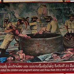 ... in den von Franzosen Tote Kinder geworfen wurden?