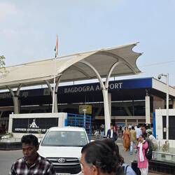 The airport at Bagdogra