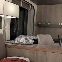 Crockery wrapped to prevent it flying everywhere