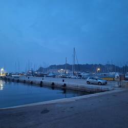 Abendstimmung am Hafen Vrsar