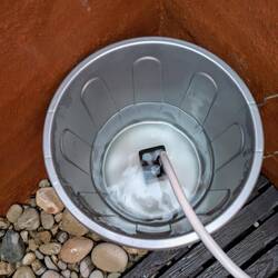 Außendusche mit Akku