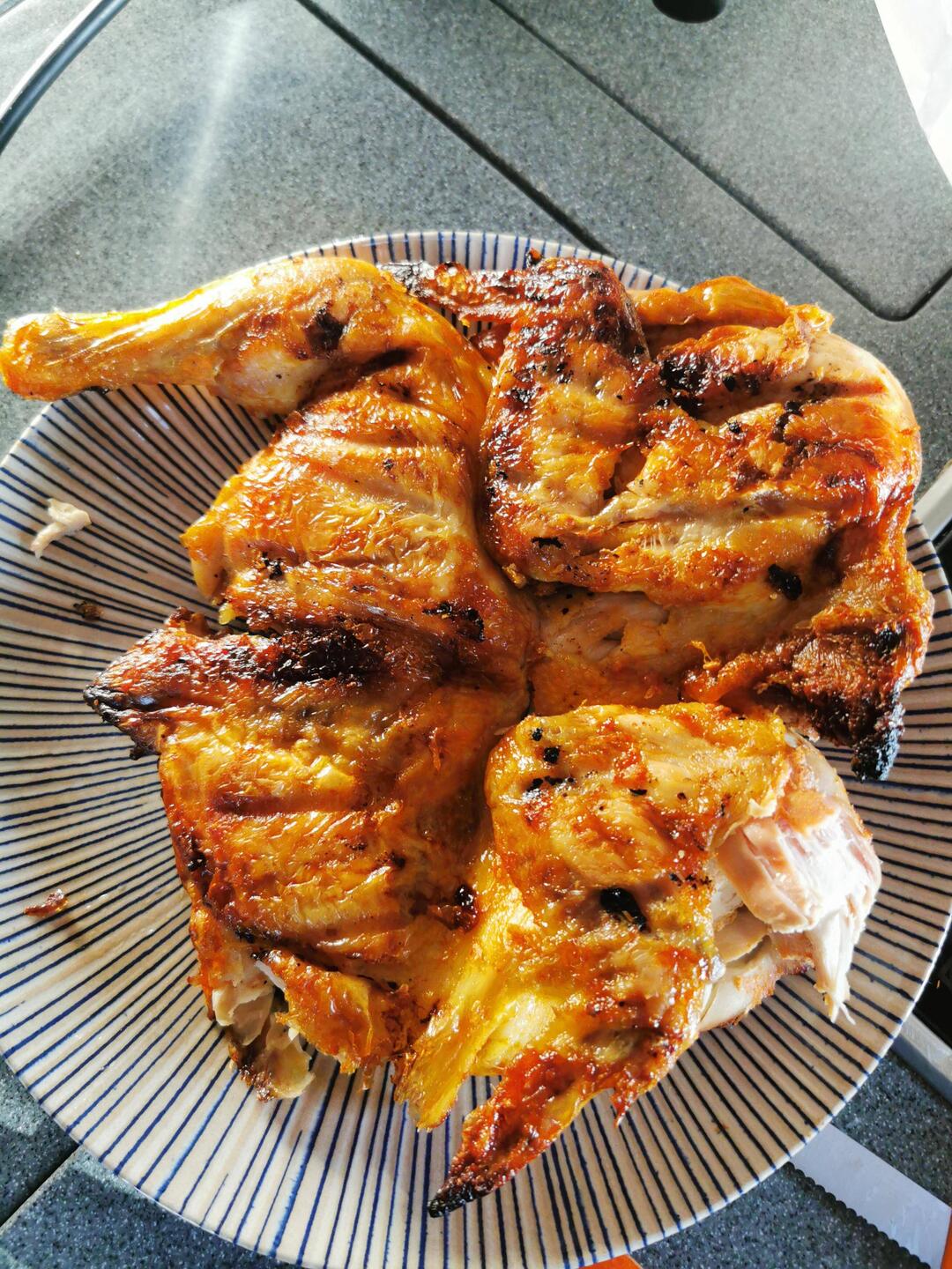Plattes Huhn