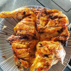 Plattes Huhn