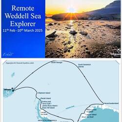 The "hoped for" itinerary for our voyage.