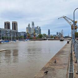 Puerto Madero, redeveloped docklands, definitely has the feel of a Canary Wharf.