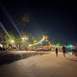 Mirissa Beach at Night