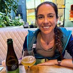 Fiejoa Sour at the local brewery post hike. Made with locally grown fiejoas