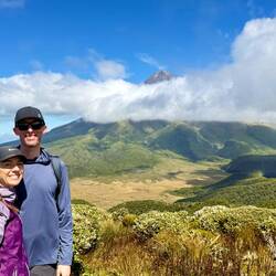 Mount Taranaki from the Pouakai Tarns