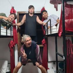 In unserm Hostel angekommen