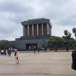 Ho Chi Minh Mausoleum.