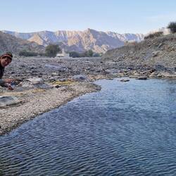 Morgentoilette am Wadi