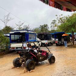 Go-Kart fahren, eine weitere Attraktion für die chinesischen Touristen