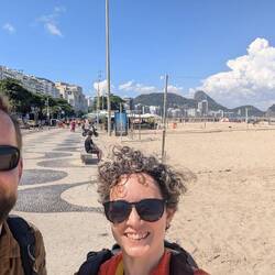 Our last beach selfie, until next time.