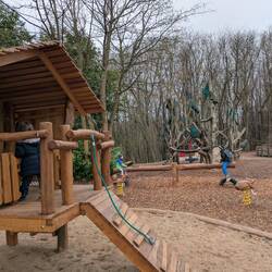Ersteinmal auf den Spielplatz mit Kids.