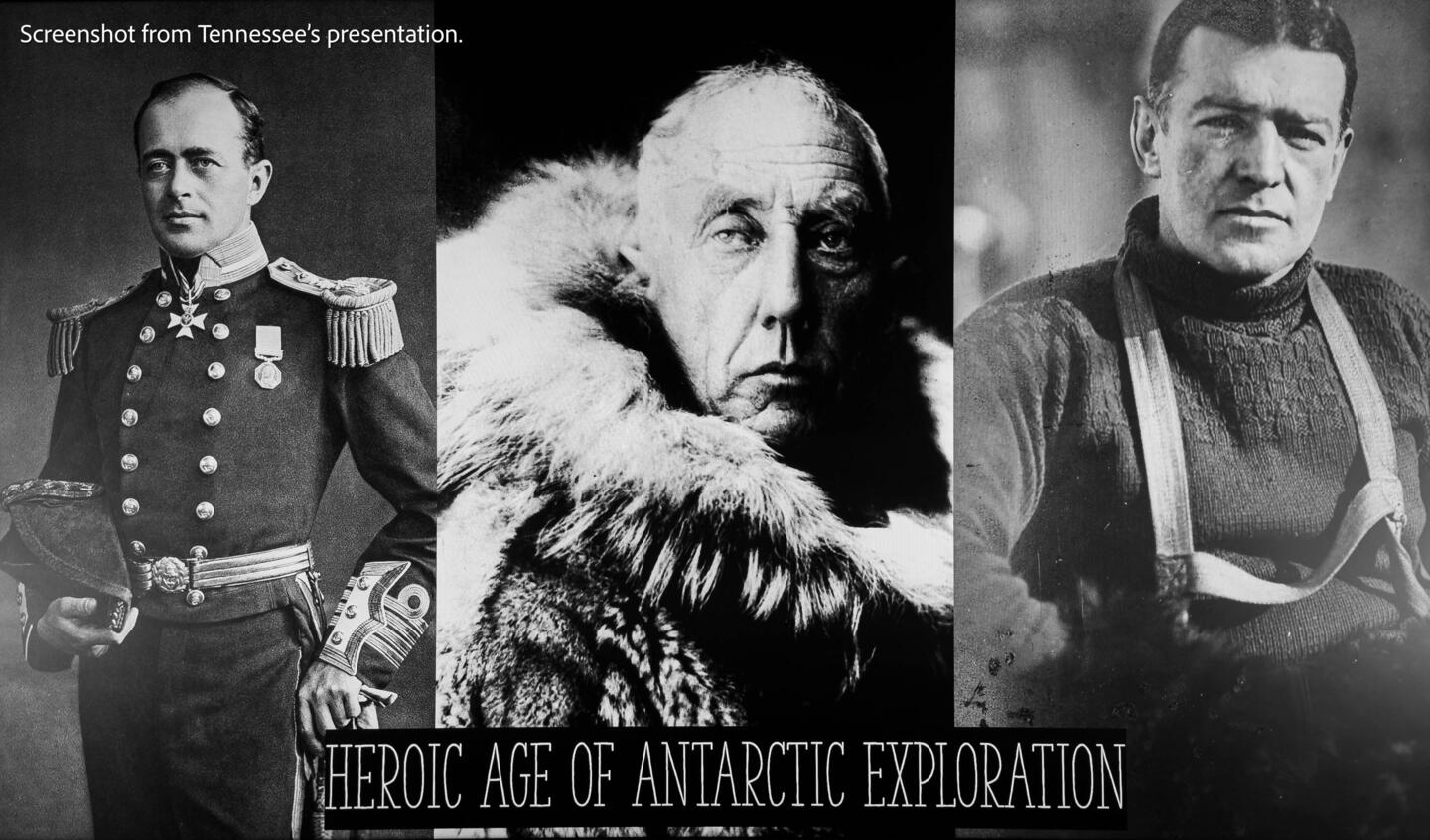 Scott; Amundsen; Shackleton ... the three names most associated with this age of exploration.
