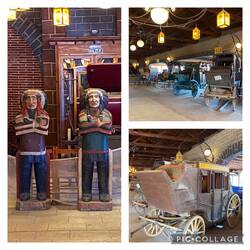 kleines Museum mit Exponaten