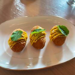 Dungeness crab croquettes