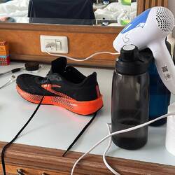Ein Laufschuhtrockenapparat
