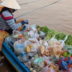 Delivering F & V to the 'restaurant'