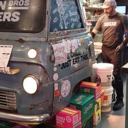 Fast food van at Little High Eatery