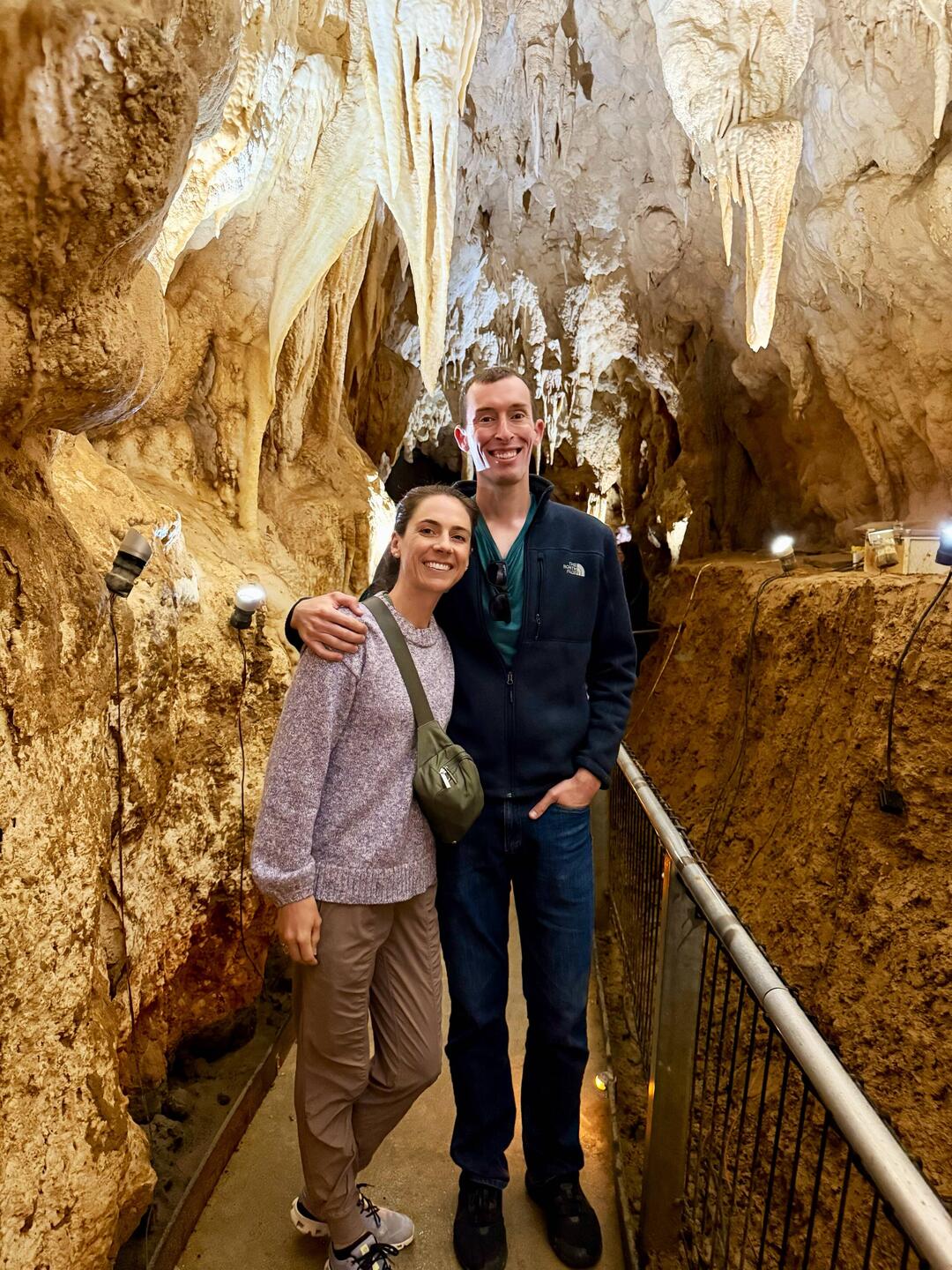 Inside the Ruakuri Cave in Waitomo