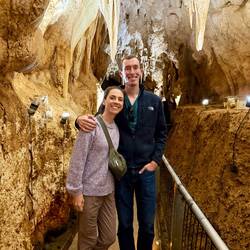 Inside the Ruakuri Cave in Waitomo