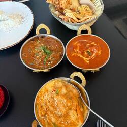 Monsoon Indian Cuisine feast for dinner
