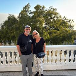 The ocean is on the right