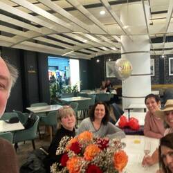 Empfangskomitee von Albert, Andrea, Susanne, Natascha und Mim!
