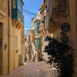 Collachio neighborhood where the Knights of St. John used to live. It's in Birgu.