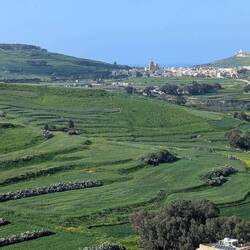 Gozo from the top of the citadela.