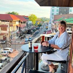 Campari auf unserem Hoteldach