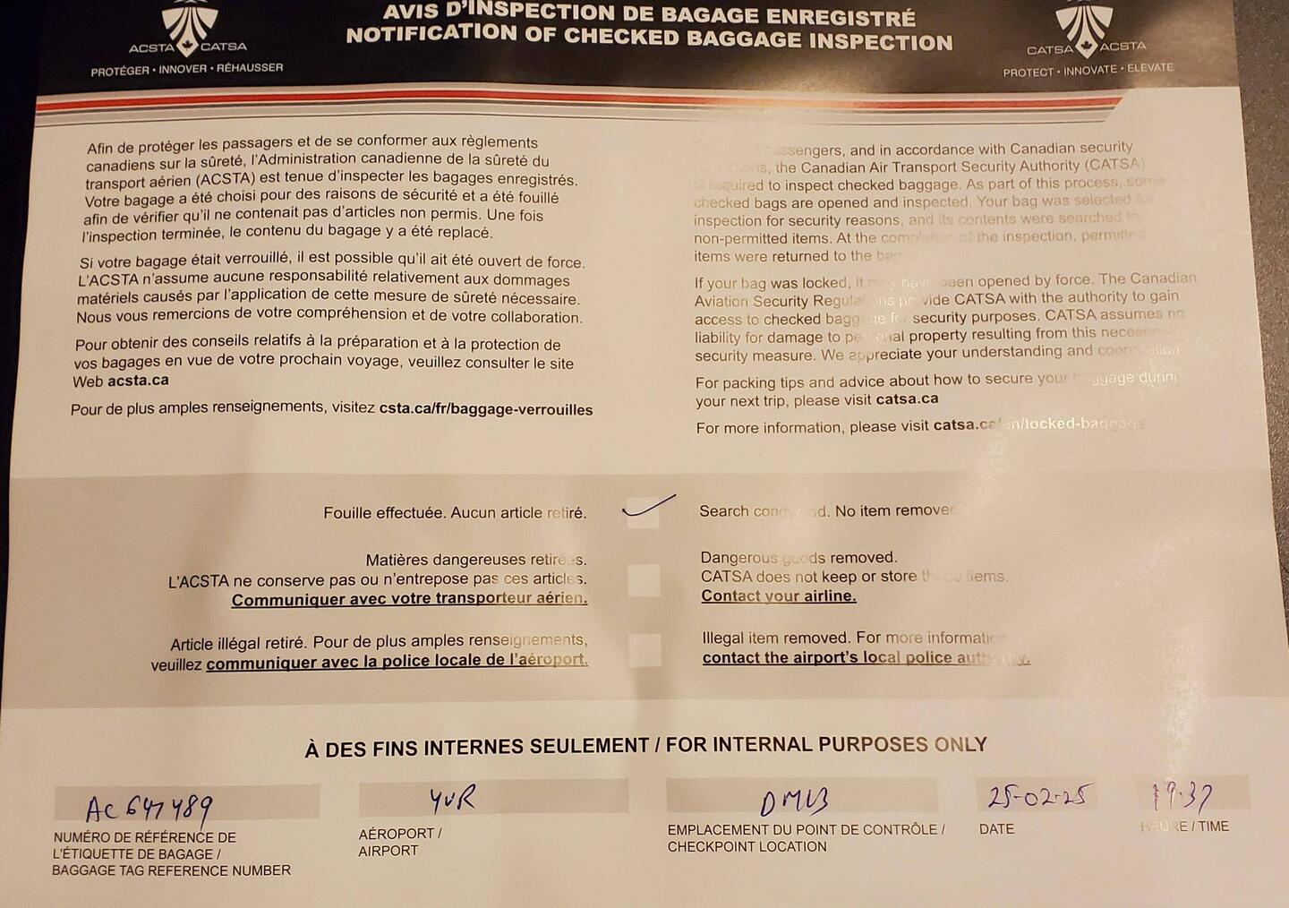 The search certificate!!