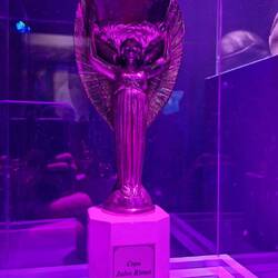 A copy of the Jules Rimet trophy.