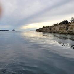 Eine Brücke zur Insel entsteht