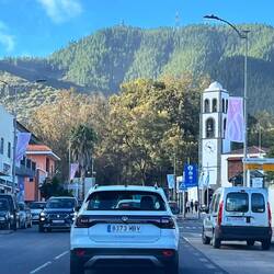 Heimfahrt durch Santiago de Teide