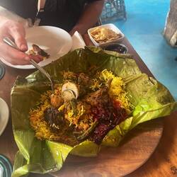 First meal in Ella