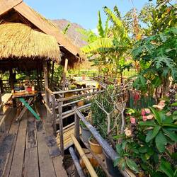 Jeder Gast hat seinen eigenen Pavillon.