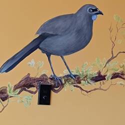 Im Essraum Wandmalereien