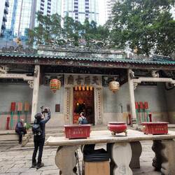 Tin Hau Temple in Tin Hau just round the corner from our hotel