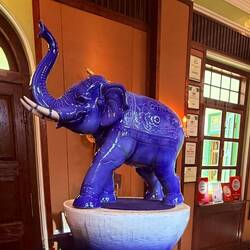 There were many blue elephants, but this was my favorite!